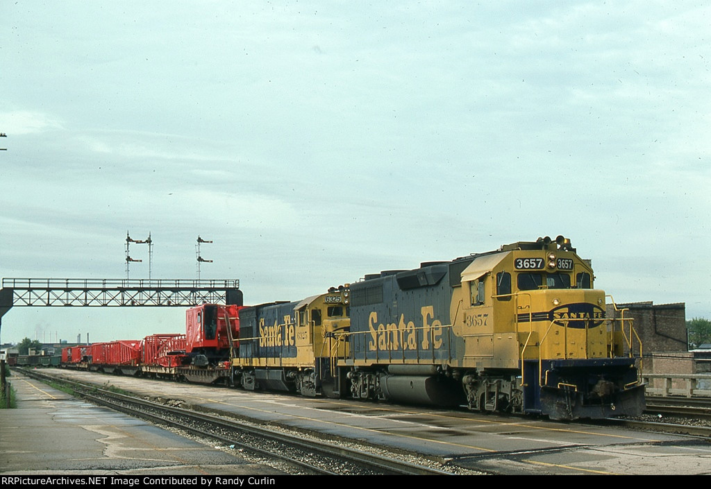 ATSF 3657 at Joliet